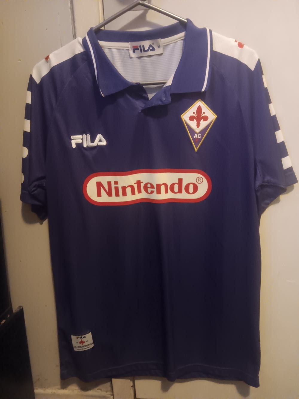 FILA Purple Nintendo Logo Soccer Jersey